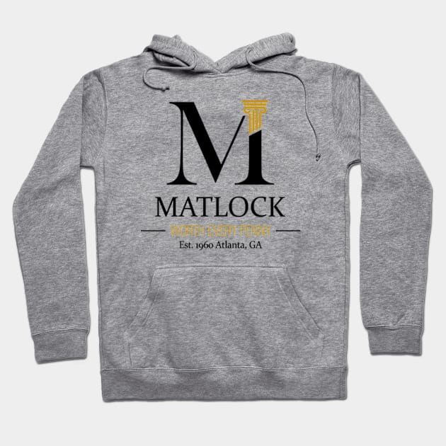 Ben tv Matlock Law Firm Hoodie by davidhedrick